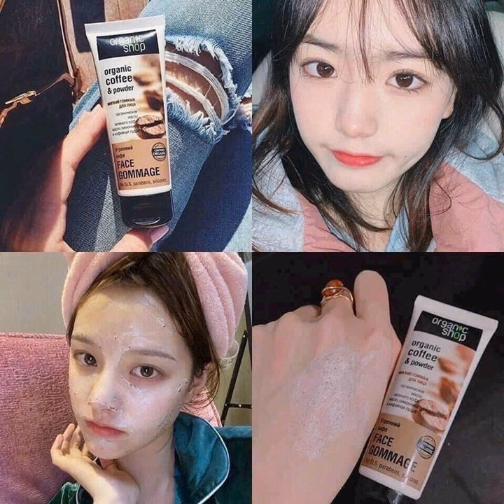 Tẩy Tế Bào Chết Organic Shop Coffee & Powder 75Ml - Gdn - Ảnh 4