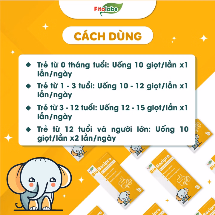 Men Vi Sinh Nhỏ Giọt Bio Bacipro Cho Bé Từ 0 Tháng Tuổi - Ảnh 9