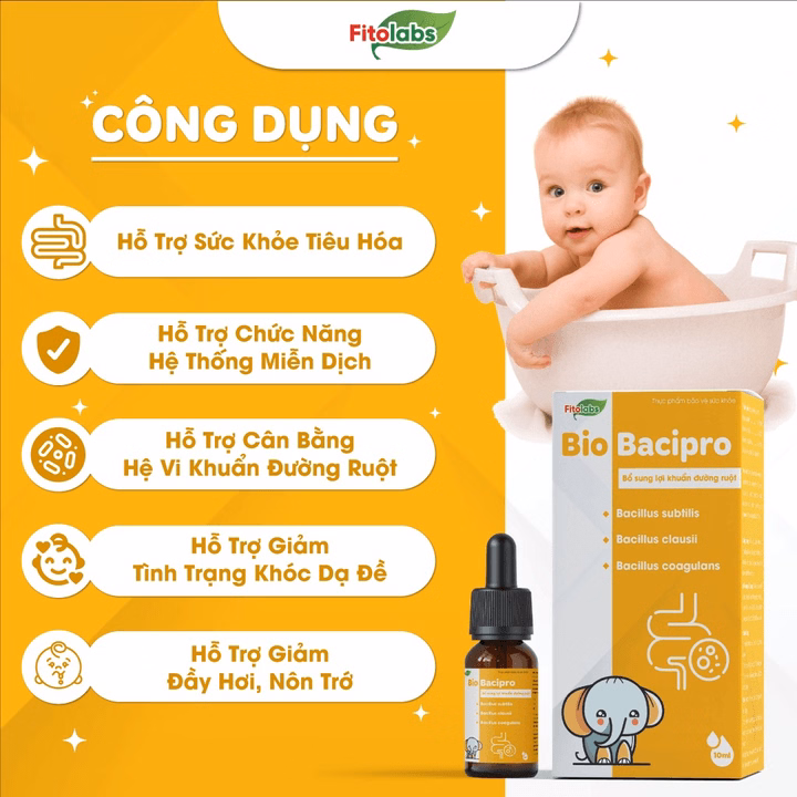 Men Vi Sinh Nhỏ Giọt Bio Bacipro Cho Bé Từ 0 Tháng Tuổi - Ảnh 5