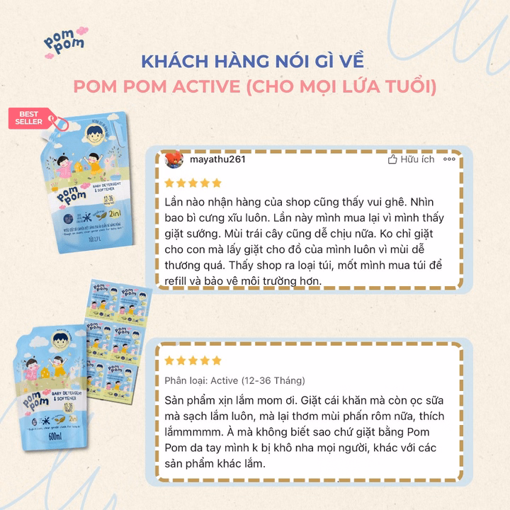 Túi 600Ml- Dành Cho Cả Nhà - Gel Giặt Xả 2In1"Lành"- Sạch Sâu Vết Bẩn - Dưỡng Mới Vải - Lưu Hương Tích Hợp Kháng Khuẩn An Toàn Cho Đồ Lót - Ảnh 7