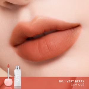 M.O.I - Son Kem Lollipops Matte Lasting No.01 Very Berry 4G - Màu Cam Quế