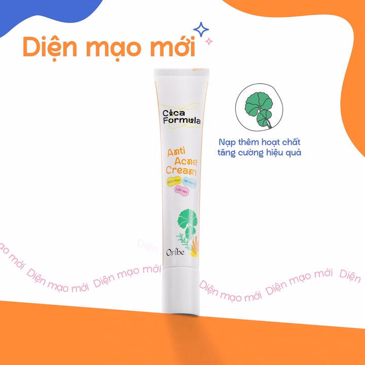 Kem Chấm Mụn Rau Má Oribe Cica Formula Ngừa Thâm Làm Mờ Sẹo Mụn 20G - Ảnh 2