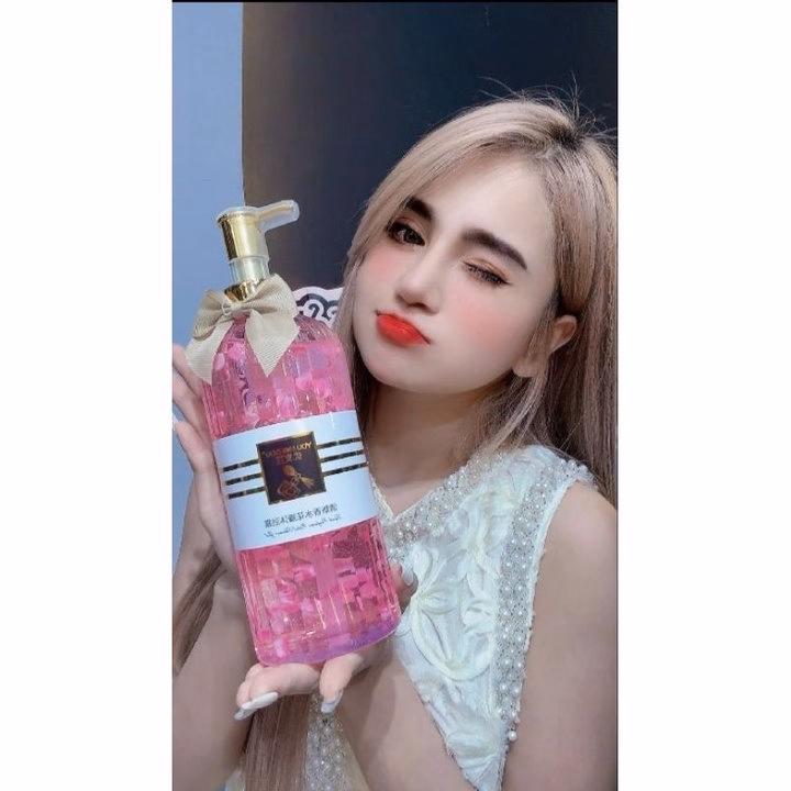 Sữa Tắm Hương Hoa Kèm Cánh Hoa 760G Nội Địa Trung -Gdn - Ảnh 2