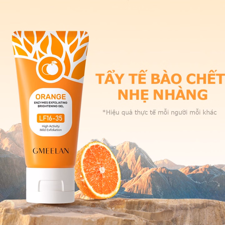 Gmeelan Gel Tẩy Tế Bào Chết Da Mặt Tác Động Cam Enzymes 50G - Gdn - Ảnh 5