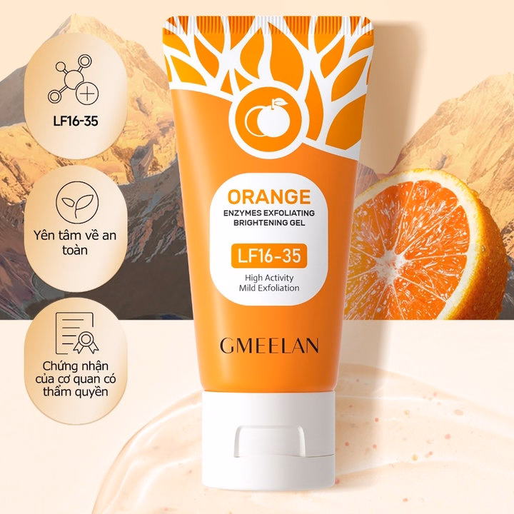 Gmeelan Gel Tẩy Tế Bào Chết Da Mặt Tác Động Cam Enzymes 50G - Gdn