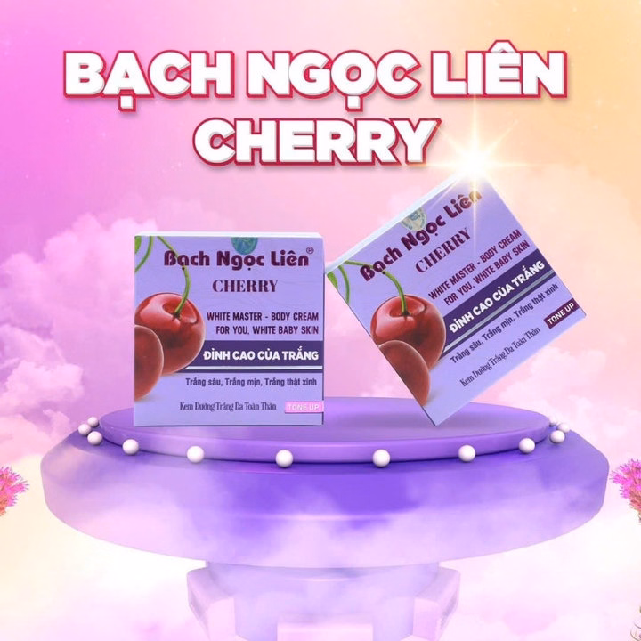 Kem Dưỡng Trắng Da Toàn Thân Bạch Ngọc Liên Cherry 120G - Gdn