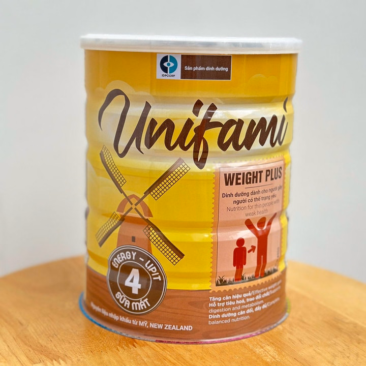 Sữa Bột Unifami Weight Plus 4+ 850G, Tăng Sức Đề Kháng, Tăng Cân - Ảnh 2