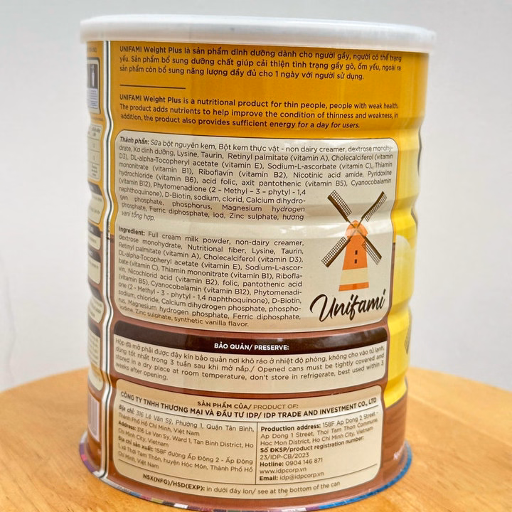 Sữa Bột Unifami Weight Plus 4+ 850G, Tăng Sức Đề Kháng, Tăng Cân - Ảnh 7
