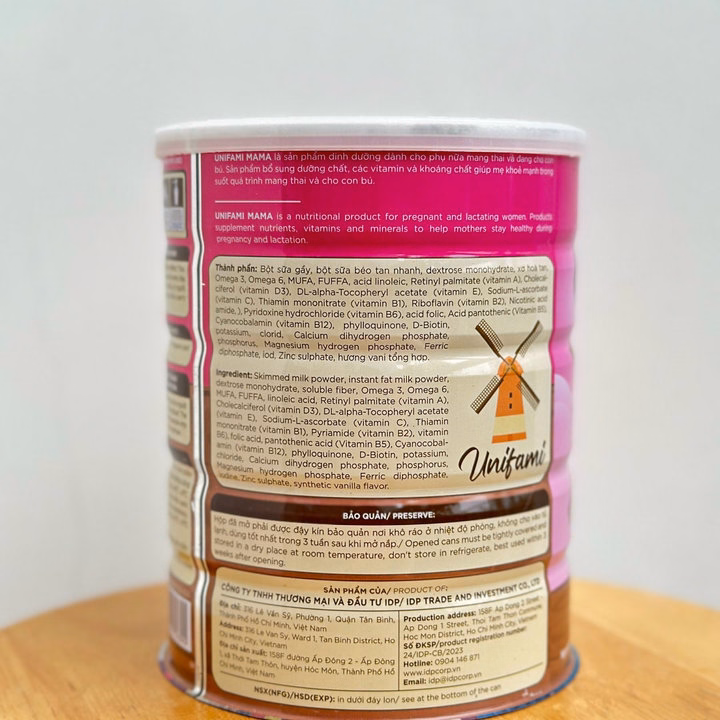 Sữa Bột Unifami Mama 5+ (850Gr) Bổ Sung Dinh Dưỡng Cho Mẹ Đang Mang Thai Và Sau Sinh - Ảnh 3