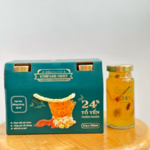 Yến Sào Unifami Nest 24% ( Đồng Trùng, Hạt Sen, Kỳ Tử) Lốc 6 Lọ X 150Ml