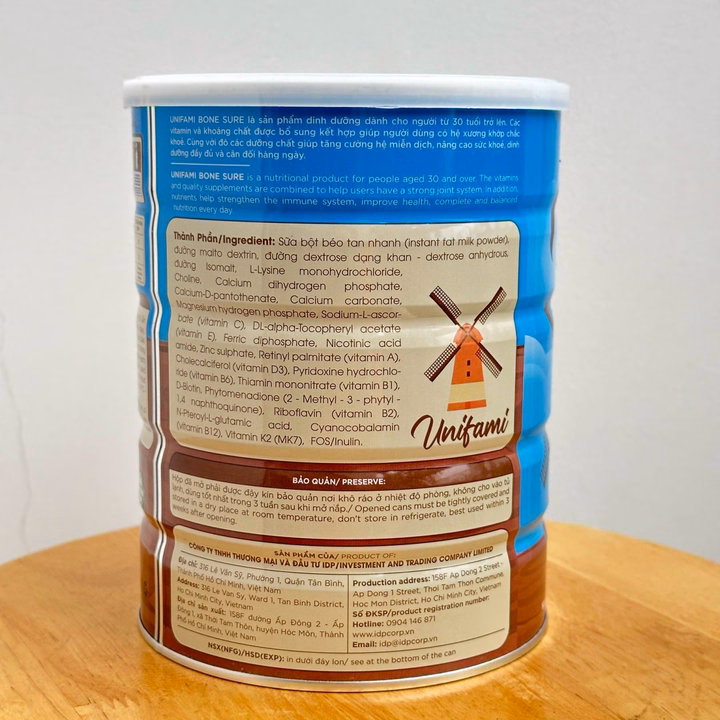 Sữa Bột Unifami Bone Sure 3+ ( 850Gr) Tăng Cường Sức Đề Kháng, Cơ Xương Khớp - Ảnh 3
