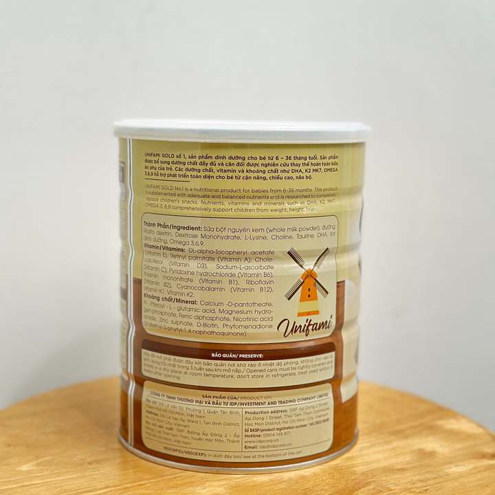 Sữa Bột Unifami Gold 1+ ( 850Gr) Giúp Phát Triển Chiều Cao, Cân Nặng, Tăng Cường Hệ Miễn Dịch - Ảnh 3