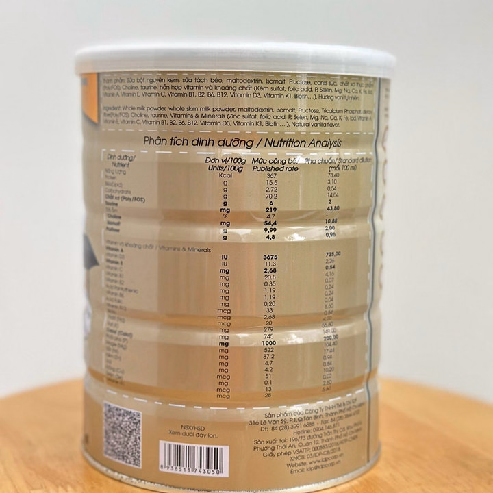 Sữa Bột Nefesure We Care Platinum (800G) Bổ Sung Canxi, Giúp Xương Chắc Khỏe Tốt Cho Tim Mạch - Ảnh 4