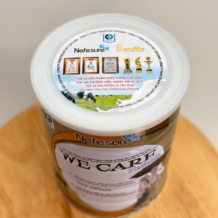 Sữa Bột Nefesure We Care Platinum (800G) Bổ Sung Canxi, Giúp Xương Chắc Khỏe Tốt Cho Tim Mạch - Ảnh 5
