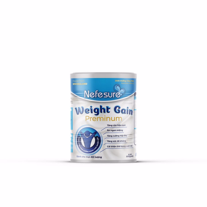 Sữa Bột Nefesure Weight Gain Preminum (800G) Giúp Tăng Cân, Tăng Sức Đề Kháng