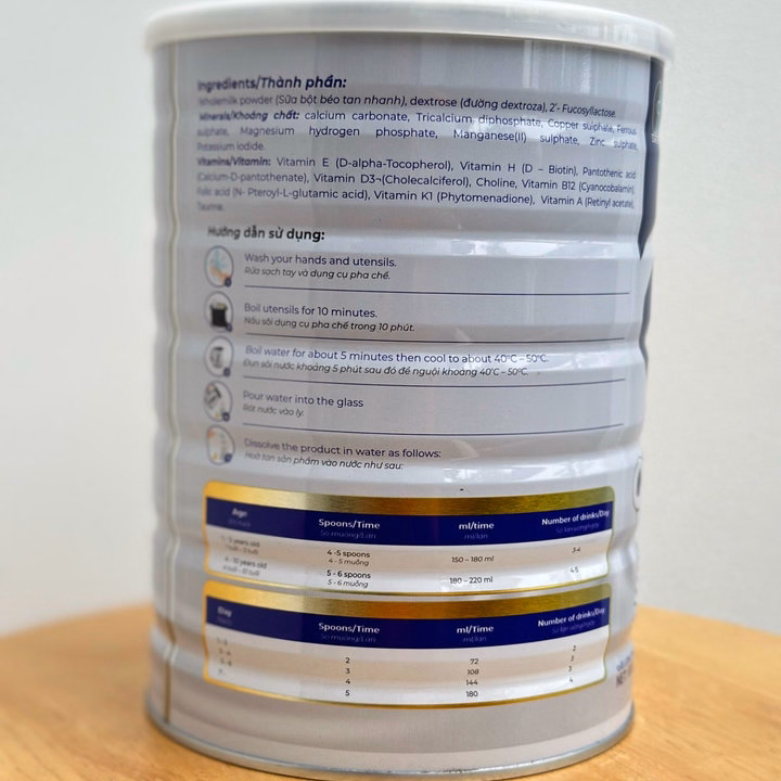 Sữa Bột Nefesure Titan Plus Hmo (800G) Giúp Tăng Cân, Tăng Chiều Cao, Phát Triển Trí Não, Kích Thích Tiêu Hóa - Ảnh 4