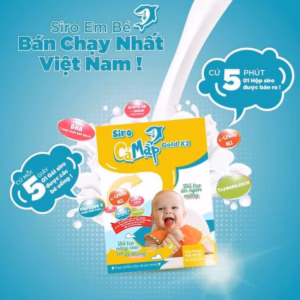 Siro Ăn Ngon Cá Mập Gold X2 Hộp 30 Gói Giúp Bé Ăn Ngon, Ngủ Ngon