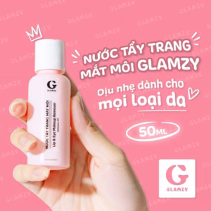 Nước Tẩy Trang Mắt Môi Làm Sạch Dịu Nhẹ, Không Gây Kích Ứng Mini Size 50Ml - Glamzy