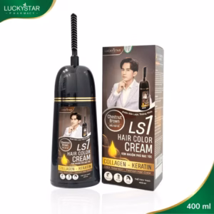 Kem Nhuộm Phủ Bạc Nâu Hạt Dẻ 400Ml - Lucky Star