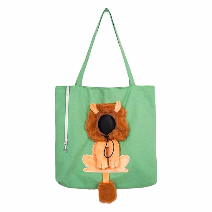 Túi Vận Chuyển Hình Sư Tử Cho Thú Cưng Chó Mèo Đi Dạo - Ảnh 7