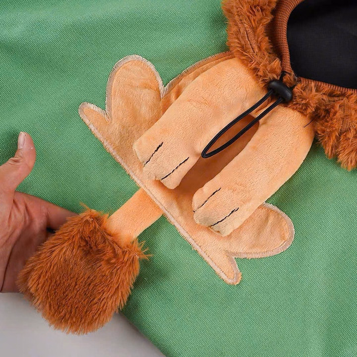 Túi Vận Chuyển Hình Sư Tử Cho Thú Cưng Chó Mèo Đi Dạo - Ảnh 17