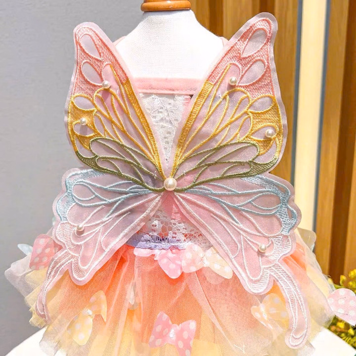 Váy Công Chúa Bướm Xinh Cho Thú Cưng Chó Mèo Dễ Thương - Ảnh 7