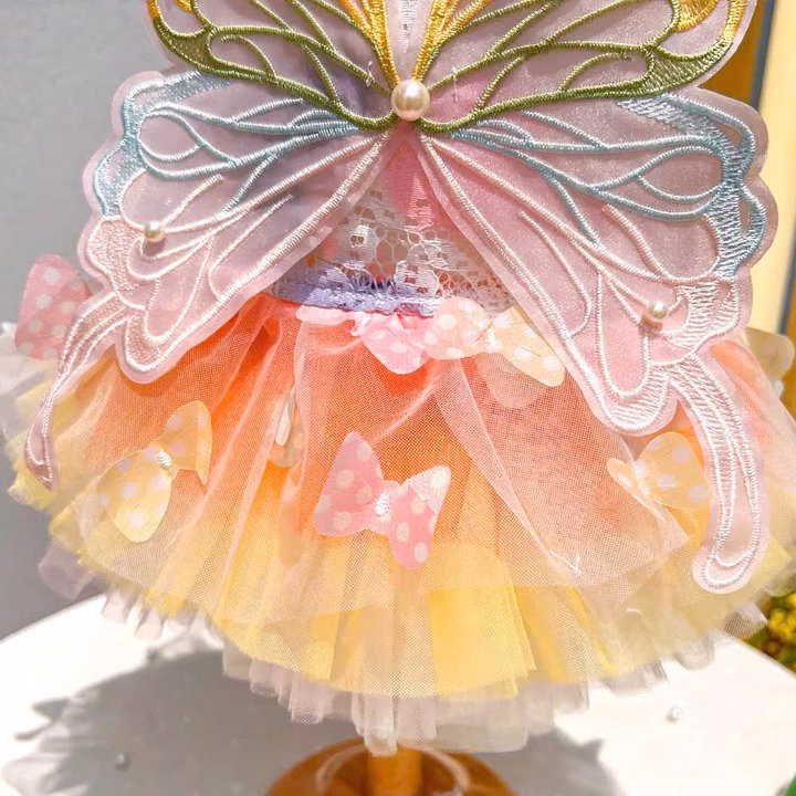 Váy Công Chúa Bướm Xinh Cho Thú Cưng Chó Mèo Dễ Thương - Ảnh 6