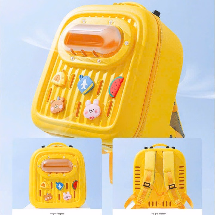 Ba Lô Phi Hành Da Dễ Thương Dành Cho Thú Cưng Chó Mèo - Ảnh 4