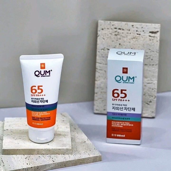 Kem Chống Nắng Nâng Tông Tinh Chất Trà Xanh, Rau Má Qum 65+ - Gdn - Ảnh 3