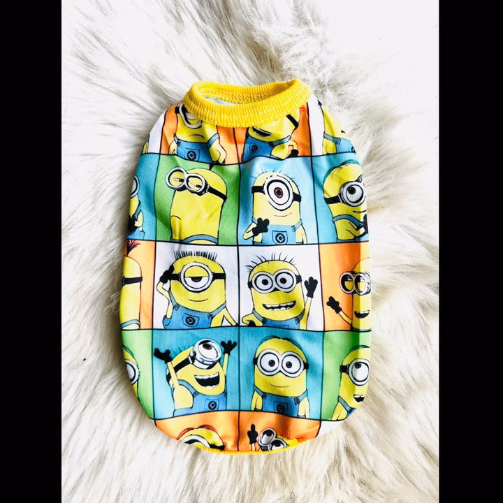 Áo Minion Cute Cho Thú Cưng Chó Mèo - Ảnh 5