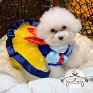 Đầm Xòe Bạch Tuyết Cho Thú Cưng Chó Mèo