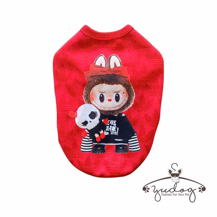 Áo Thun Labubu Hoạt Hình Dễ Thương Cho Thú Cưng Chó Mèo - Ảnh 5