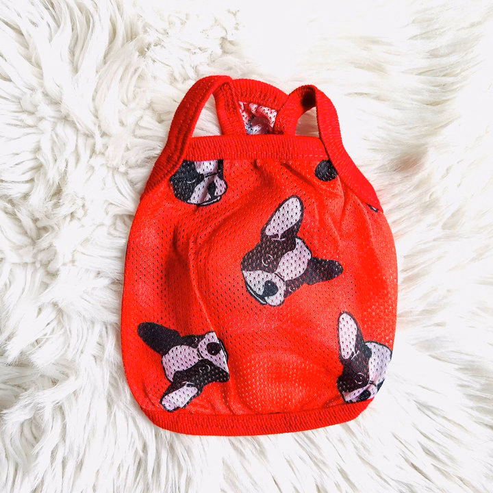 Áo Lưới 2 Dây Phom Croptop Cho Thú Cưng Chó Mèo - Ảnh 6