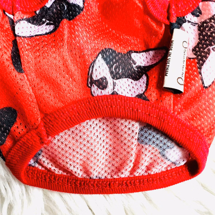 Áo Lưới 2 Dây Phom Croptop Cho Thú Cưng Chó Mèo - Ảnh 8