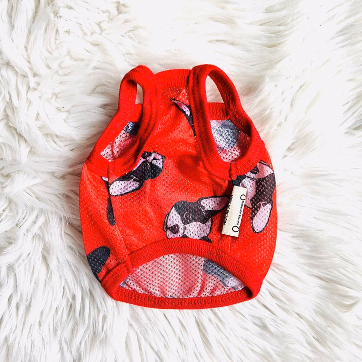 Áo Lưới 2 Dây Phom Croptop Cho Thú Cưng Chó Mèo - Ảnh 5