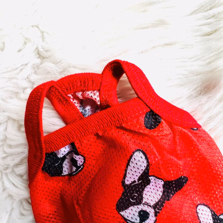 Áo Lưới 2 Dây Phom Croptop Cho Thú Cưng Chó Mèo - Ảnh 7