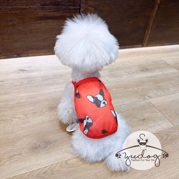 Áo Lưới 2 Dây Phom Croptop Cho Thú Cưng Chó Mèo