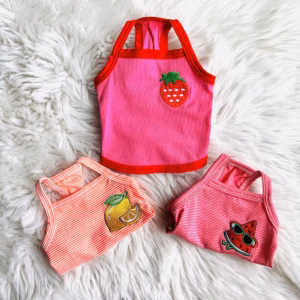 Áo Thun Ba Lỗ Dễ Thương Cho Thú Cưng Chó Mèo