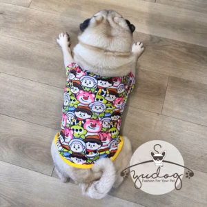 Áo Thun Họa Tiết Hoạt Hình Dễ Thương Dành Cho Thú Cưng Chó Mèo