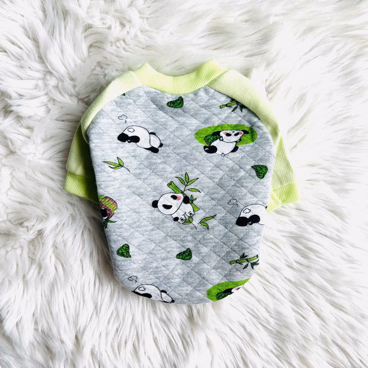 Áo Thun Nỉ Phom Raglan Mặc Ấm Cho Thú Cưng Chó Mèo - Ảnh 4