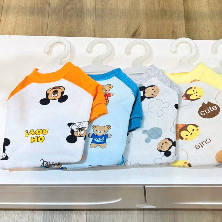 Áo Thun Nỉ Phom Raglan Mặc Ấm Cho Thú Cưng Chó Mèo - Ảnh 9