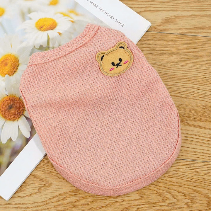 Áo Thun Ba Lỗ Thông Hơi Cho Thú Cưng Chó Mèo - Ảnh 12