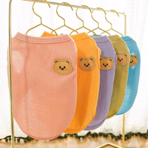 Áo Thun Ba Lỗ Thông Hơi Cho Thú Cưng Chó Mèo