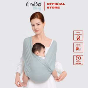 Địu Vải Màu Olive Dòng Flex Và Flex Plus Dưới 75Kg Cho Bé Từ 0-24 Tháng Tuổi - Địu Vải Cao Cấp Embé Sling