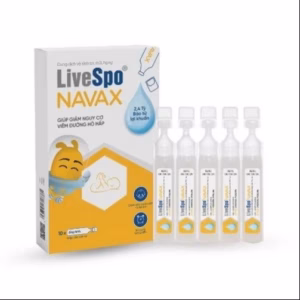 Livespo Navax Sơ Sinh Hộp 10 Ống- Bào Tử Lợi Khuẩn Giúp Giảm Nguy Cơ Viêm Đường Hô Hấp