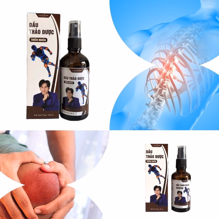 Dầu Xoa Bóp Thảo Dược Lucky Star - 50/100Ml - Hỗ Trợ Cải Thiện Giảm Nhức Mỏi , Cơ Xương Khớp - Ảnh 5
