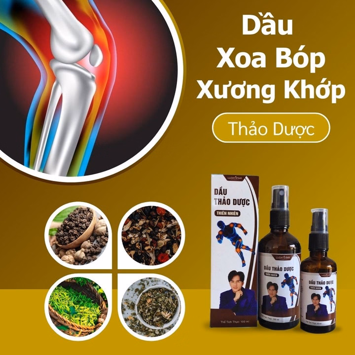 Dầu Xoa Bóp Thảo Dược Lucky Star - 50/100Ml - Hỗ Trợ Cải Thiện Giảm Nhức Mỏi , Cơ Xương Khớp - Ảnh 6