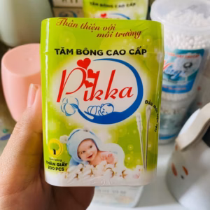 Tăm Bông Trẻ Em Pikka Hộp 200 Que Làm Từ Bông Tự Nhiên, An Toàn Tuyệt Đối Cho Bé L073 - Lady'S Passion