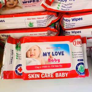 Khăn Ướt Không Mùi Baby Wipes Lành Tính Hộp 100Gr L082 - Lady'S Passion
