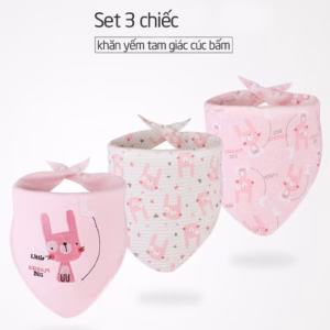 Set 3 Yếm Tam Giác Cotton Cao Cấp Insular 55204 - Lady'S Passion